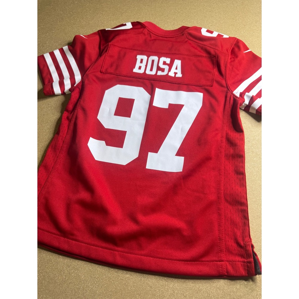 Nike‎ San Francisco 49ers Nick Bosa 97 Youth Jersey Red Small NFL On Field - Picture 2 of 7